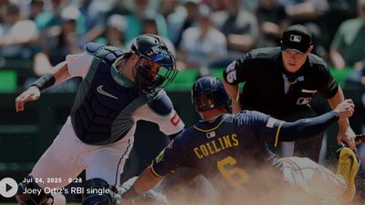 '11연승 종료' 밀워키, 이번엔 17안타로 시애틀 맹폭...5연속 위닝 시리즈