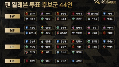 린가드, 한국서 뉴캐슬과 맞설까…'팬 일레븐' 후보 44명 공개