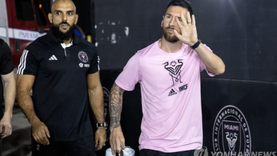 '메시 경호원' 리그스컵 출입금지…테크니컬존 자격 없다 징계 후폭풍