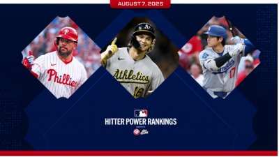 타자 파워랭킹 Top10 슈와버, 오타니-저지 제치고 깜짝 1위