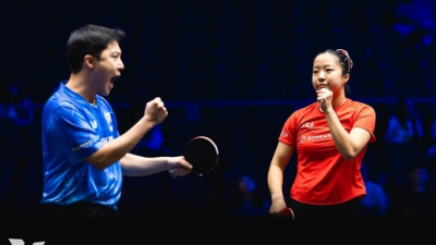 임종훈-신유빈, 미국 스매시 혼복 결승…신유빈 단식도 뒤집기