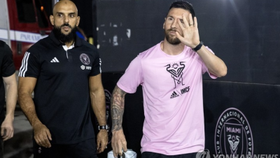 '메시 경호원' 리그스컵 출입금지…테크니컬존 자격 없다 징계 후폭풍