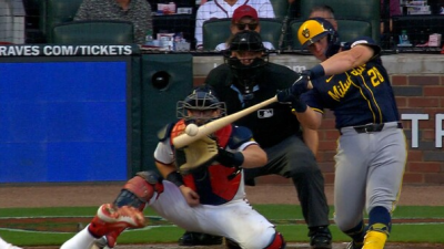 이적생 앤드류 본 맹타...밀워키, 애틀랜타 시리즈 스윕 '70승' 달성