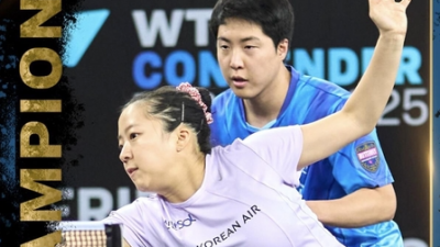 임종훈-신유빈, WTT 미국 스매시서 3연속 우승 시동…8강 진출