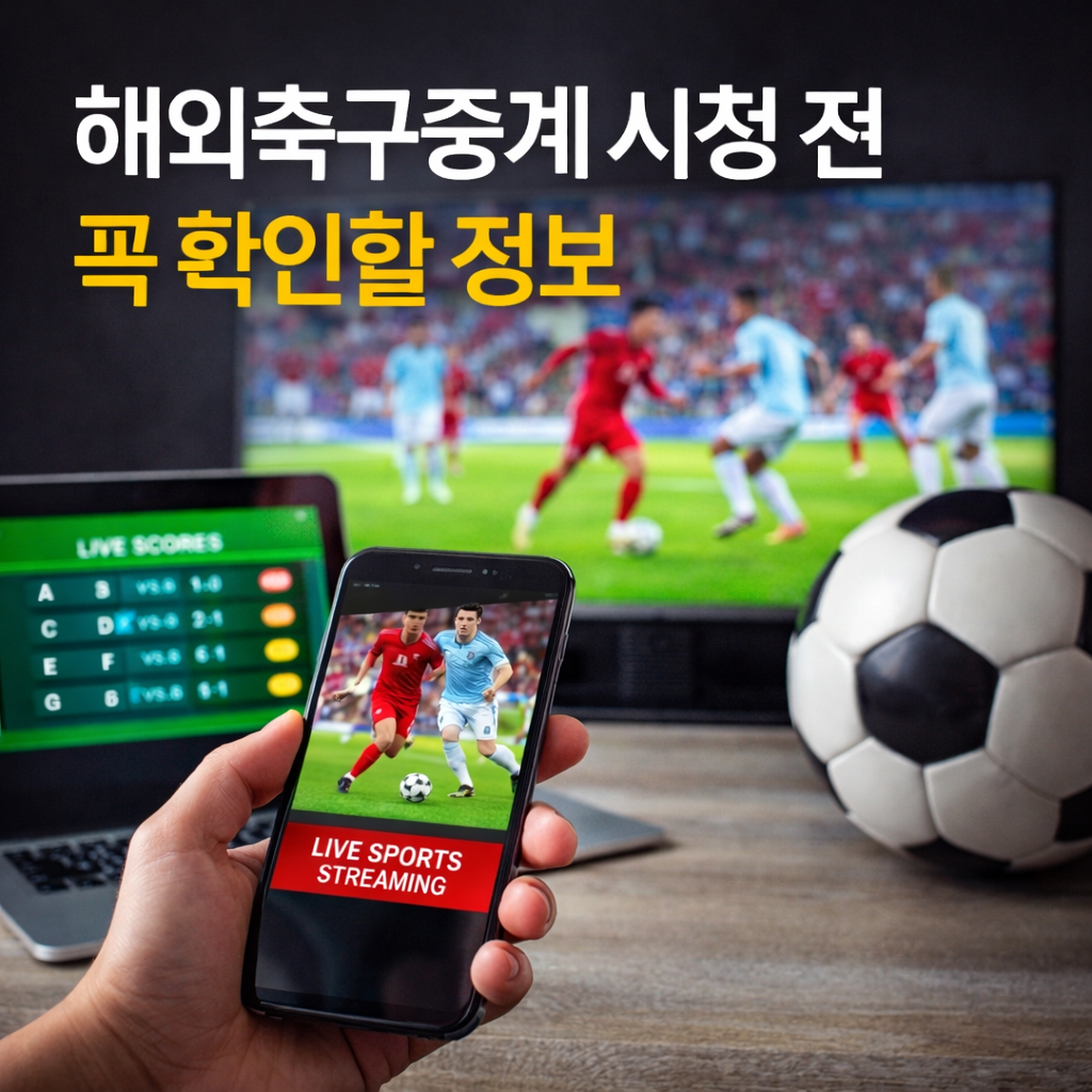 해외축구중계 